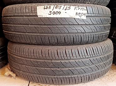 aeolus e70: Шины 185 / 65 / R 15, Лето, Б/у, Пара, Легковые, Корея, Kumho — 1