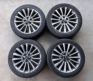 Диски с шинами R18 Kia, Hyundai. Оригинал Корея. Состояние хорошее