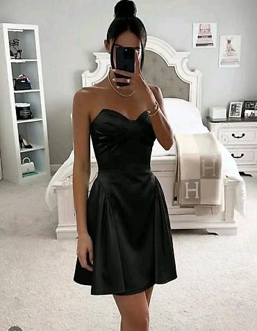 massimo dutti baletanke: Kratka elegantna haljina bez bretela mini dužina A‑linije,naglašenog — 2