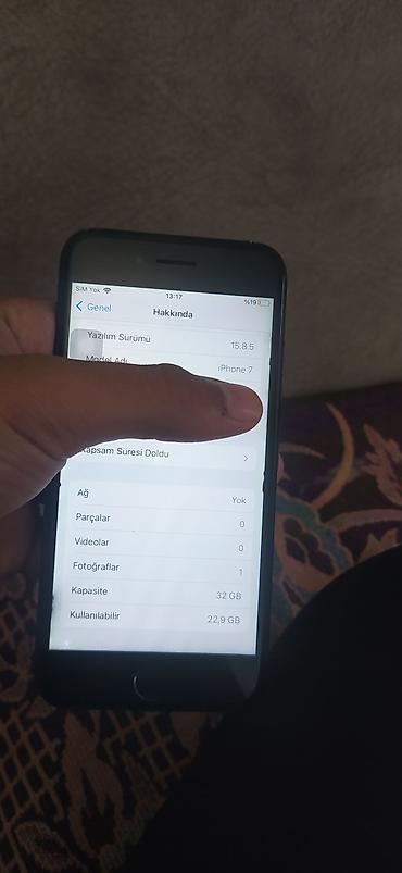 iphone 7 plus satilir: IPhone 7, 32 GB, Black Titanium, Barmaq izi — 2