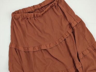 brązowa spódnice mini: Skirt, XL (EU 42), condition - Good