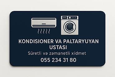 paltaryuyan temiri ustasi bakı: Təmir, Split kondisionerlər, Təmizləmə, Zəmanətlə — 1