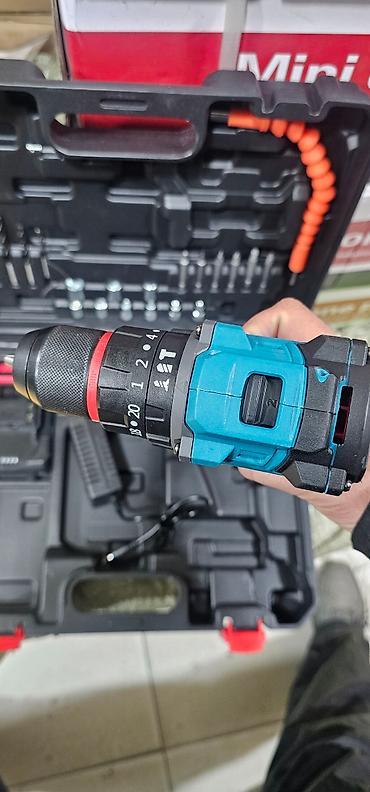 kömürsüz drel: Yeni Drel dəsti, ədəd: 25, Zərbəli drel, 250 W — 4