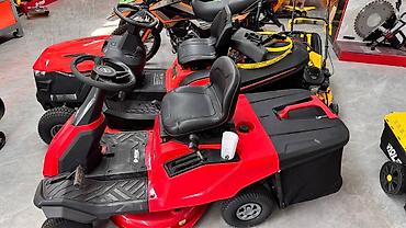 мото косилька: Газонокосилки-трактора (райдеры) D-MAX, красные - Формат: самоходные — 5
