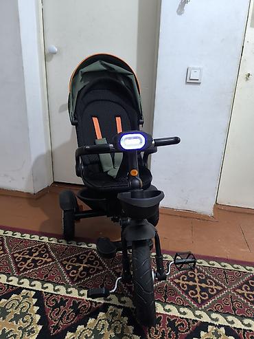 Детские велосипеды: Детский трехколесный велосипед-каталка Skillmax с родительской ручкой — 16