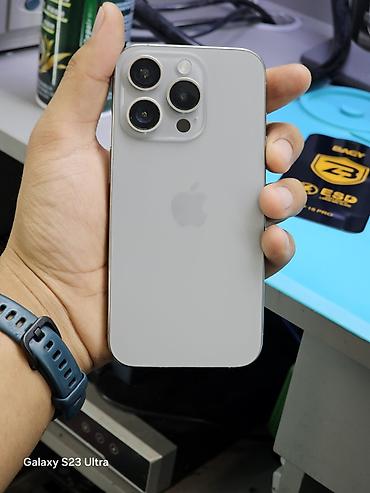 IPhone 15 Pro, Б/у, 256 ГБ, Natural Titanium, Защитное стекло, Чехол, 89 % at lalafo.kg IPhone 15 Pro, Б/у, 256 ГБ, Natural Titanium, Защитное стекло, Чехол, 89 %