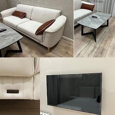 Eyni ünvanda yeni istifade edilmemiş mebeller, elektrik esyası Divan