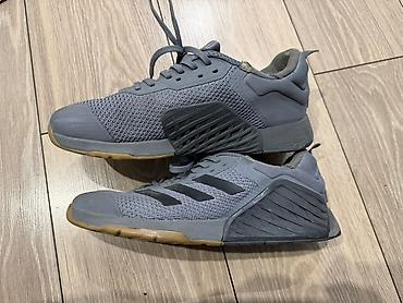 Мужские кроссовки, 42, Adidas, Б/у, цвет - Серый, Самовывоз