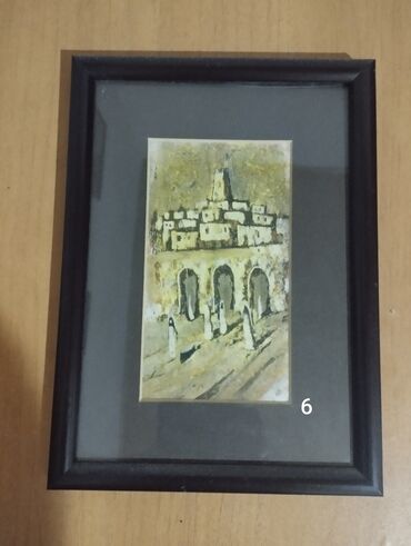 Şəkillər, tablolar: Istedadli ressam Mahmudzadenin 1999-cu ilde yaratdigi "Baki kendleri — 16