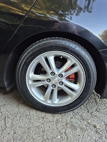 Колеса в сборе: Chevrolet orijinal yüngül lehimli disklər + təkərlər komplekti - Disk — 2