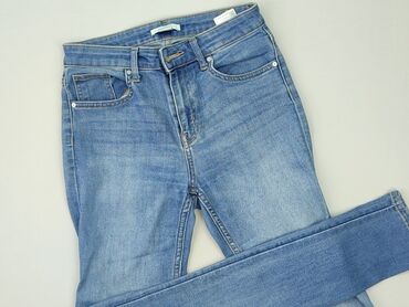 spodnie dzianinowe prążkowane: Jeans for women, H&M, XS (EU 34)