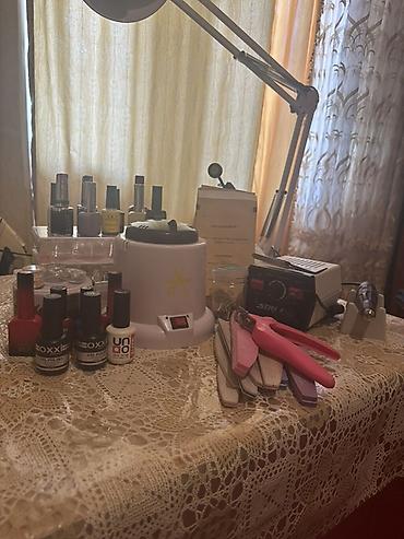 Manikür, pedikür aparatları: Manikür üçün peşəkar set Tərkib: - SUNUV SUN5 Plus UV/LED lampa — 1