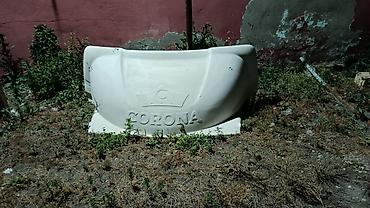 mebel satılır: “CORONA” loqolu dekorativ beton/daş skamyə - Material: tökmə — 1
