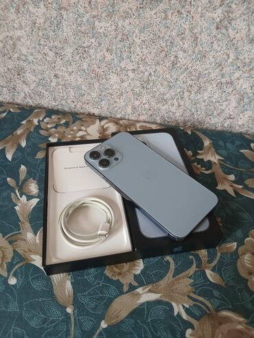 apple notebook baku: IPhone 13 Pro, 128 ГБ, Blue Titanium, Отпечаток пальца, Face ID