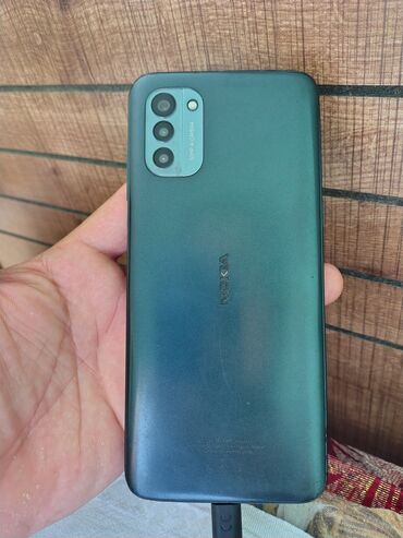 prasdoy telefonlar: Nokia G21, 128 GB, rəng - Yaşıl, Sensor, İki sim kartlı, Sənədlərlə