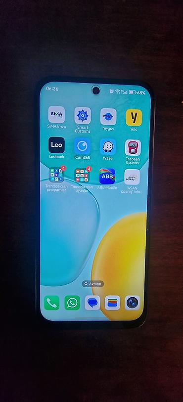 azercell sim: Honor 256 GB, rəng - Qara, Barmaq izi — 4