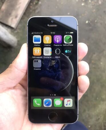 Электроника: IPhone 5s | 16 ГБ | Space Gray Б/у | Отпечаток пальца