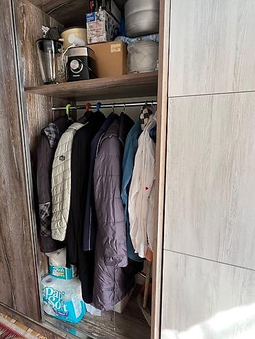 İşlənmiş, 2 qapılı, Siyirməli, Qəhvəyi, Taxta, Kupe, Düz dolab