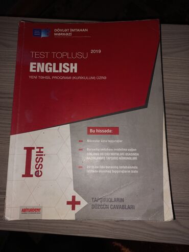 Testlər: İngilis dili test toplusu 1 ci hissə