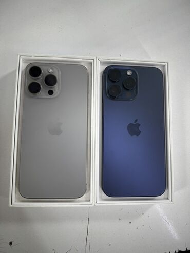 Apple iPhone: IPhone 15 Pro Max, Б/у, 256 ГБ, Blue Titanium, Коробка, В рассрочку, 86 %