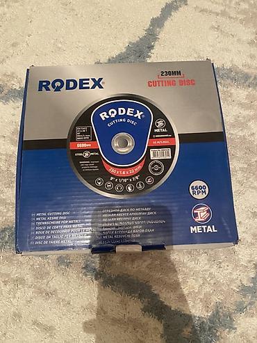 230: Отрезные диски по металлу RODEX, 230 мм - Назначение: резка — 1