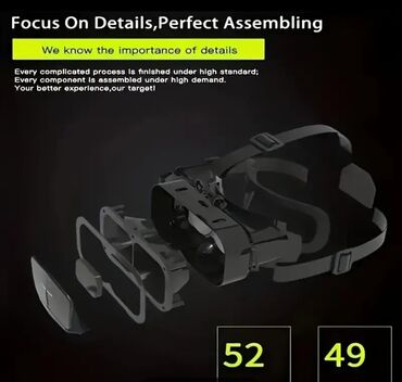 Mobil telefonlar üçün digər aksesuarlar: Smartfonlar uchun 3D 360°-li Vr eynek satilir. Yenidir ve qutusunda — 5