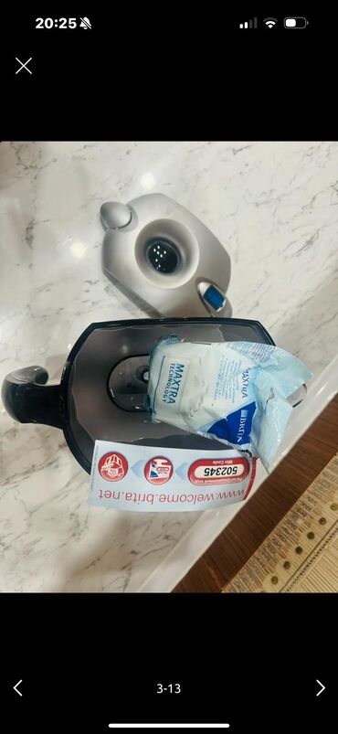 Zibil torbaları: Filter su qabi