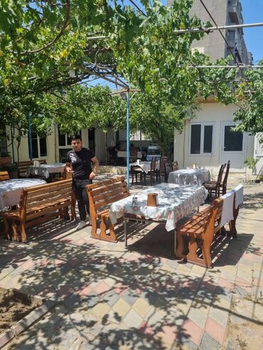 Restoran, kafelər: Yeni Günəşli V massivində yol kənarı,sahəsi 300kv/m olan,(10 sot — 1