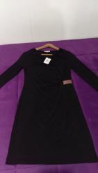 svecane bele haljine: Calvin Klein S (EU 36), color - Black, Evening, Long sleeves