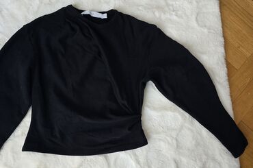 Dukserice: Balenciaga, S (EU 36), Jednobojni, bоја - Crna — 2