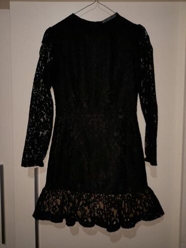 mala crna haljina slike: PS Fashion S (EU 36), bоја - Crna, Večernji, maturski, Dugih rukava