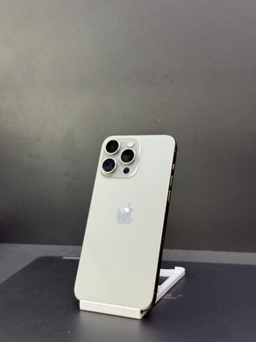 компьютерные мыши apple: IPhone 15 Pro Max, Колдонулган, 256 ГБ, Natural Titanium, Коргоочу айнек, Каптама, 88 %