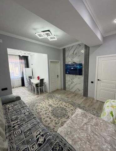 квартира в районе кызыл аскер: 1 бөлмө, 34 кв. м, Жеке план, 2 кабат, Евроремонт