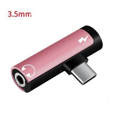кабель ethernet: Переходник / адаптер Type-C male - Jack 3.5мм - Type-C female