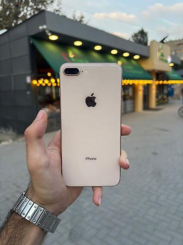 iphone s6 plus: IPhone 8 Plus, 64 GB, Qızılı, Simsiz şarj — 1