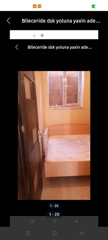 yevlaxda ev: 60 kv. m, 2 otaqlı, Kombi, Qaz, İşıq