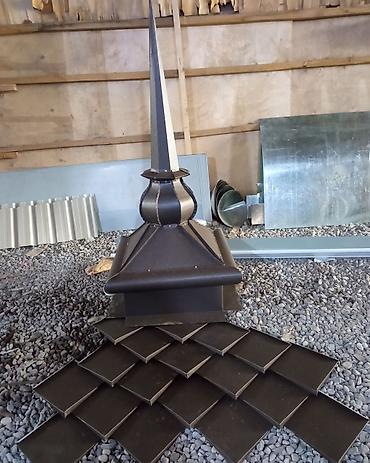 Digər dam örtükləri: Məhsul: Dekorativ dam fiquru (güllə/şpilyo) və qübbə başlığı Təsvir — 5