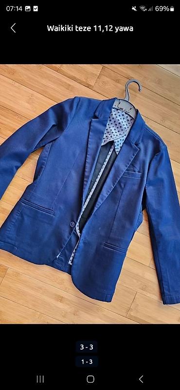 Uşaqlar üçün digər geyimlər: Uşaq geyimləri dəsti - Mavi, yumşaq və tüklü parça ilə xalat – — 26