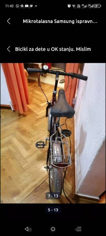 Trotineti, skejtbordovi i hoverbordovi: Bicikl za dete ispravan . mozda do 5 -6 g
Mirjevo — 7
