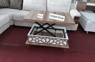 Masalar: Jurnal masası, Yeni, Açılmayan, Laminat, Dördbucaq masa — 6