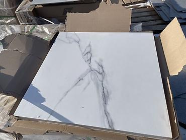 Керамогранит: Назначение: Для пола, цвет - Белый, 60x60 см — 3