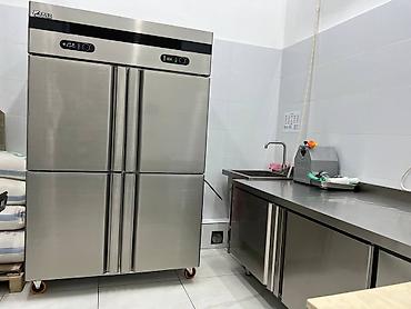 Другое оборудование для кафе, ресторанов: Вытяжка промышленная, стол из нержавейки, мойка, котломойка, стеллаж — 22