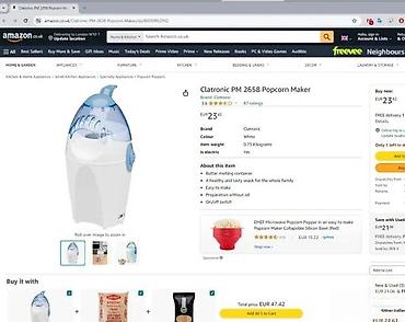 Ostali kuhinjski aparati: Aparat za kokice Clatronic PM 2658 - Električni aparat za brzu — 4