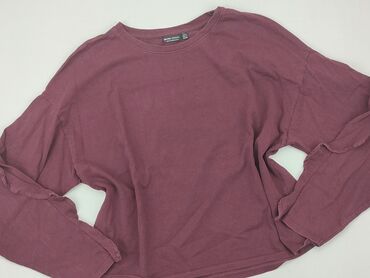 tiulowe spódnice bordowa: Blouse, Bershka, L (EU 40), condition - Very good