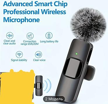 выносной микрофон для автомагнитолы: Peşəkar Simsiz Mikrofon (USB-C qəbuledici ilə) - Ağıllı çip — 2