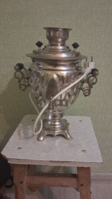Samovarlar: İşlənmiş Elektrik Samovar, 3 l, Ünvandan götürmə — 2