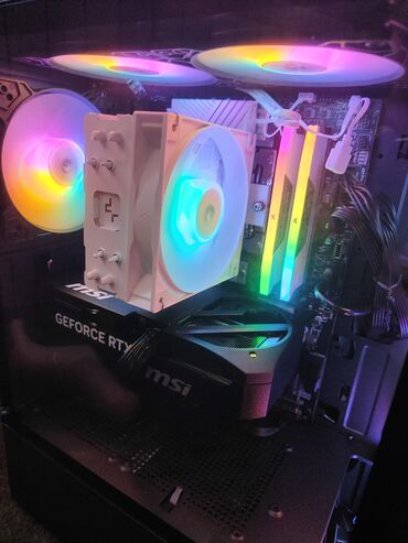 gaming computer: Təzə yığılmış masaüstü kompüter. Komponontlerin koropkalari var!