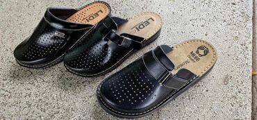 grubin muške sandale: Muške papuče kožne uložak memorijska pena jako kvalitetne 3999 din