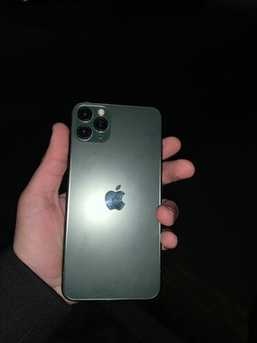 iphone 11 pro ikinci el: IPhone 11 Pro Max, 64 GB, Yaşıl, Simsiz şarj