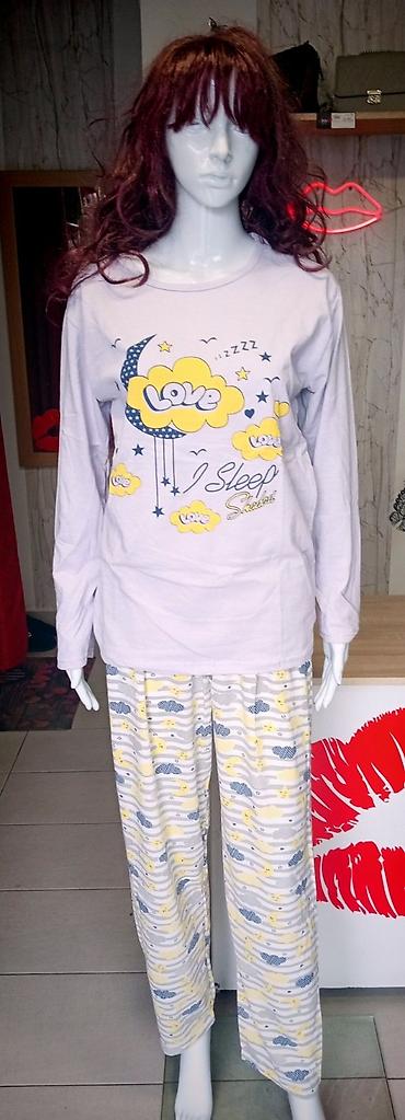 jednodelne pidzame h: Ženske pidžame turski pamuk 
Vel. M. L. Xl. 2xl 
Cena 999din — 5